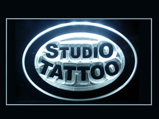 Studio Tattoo Open Art Shop Display Neon Light Sign