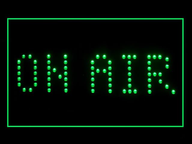On Air Studio Green Neon Light Sign