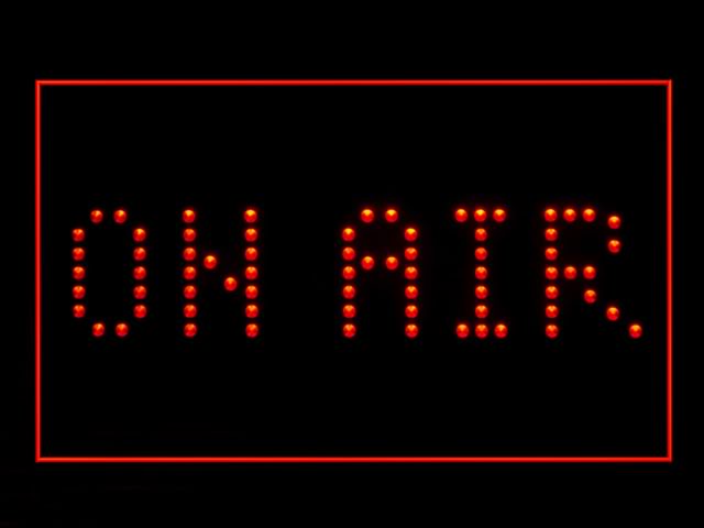 On Air Red Studio Neon Light Sign