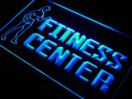 160038 Fitness Center GYM Gymnasium Mass Display LED Light Sign 