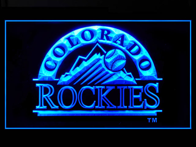 Colorado Rockies Baseball Display Shop Neon Light Sign