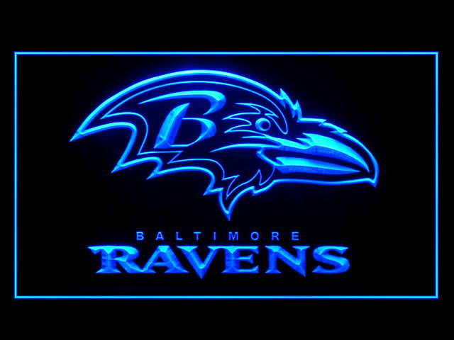 Baltimore Ravens Football Display Shop Neon Light Sign