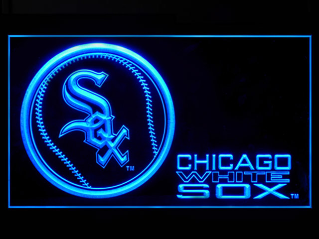 Chicago White Sox Logo Baseball Shop Neon Light Sign