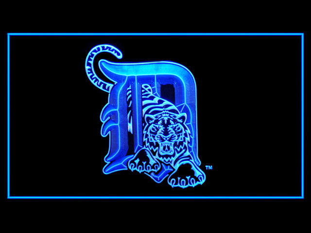Detroit Tigers Baseball Shop Neon Light Sign