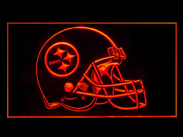 Pittsburgh Steelers Helmet Display Shop Neon Light Sign