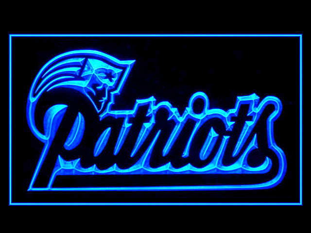 New England Patriots Football Bar Shop Neon Light Sign