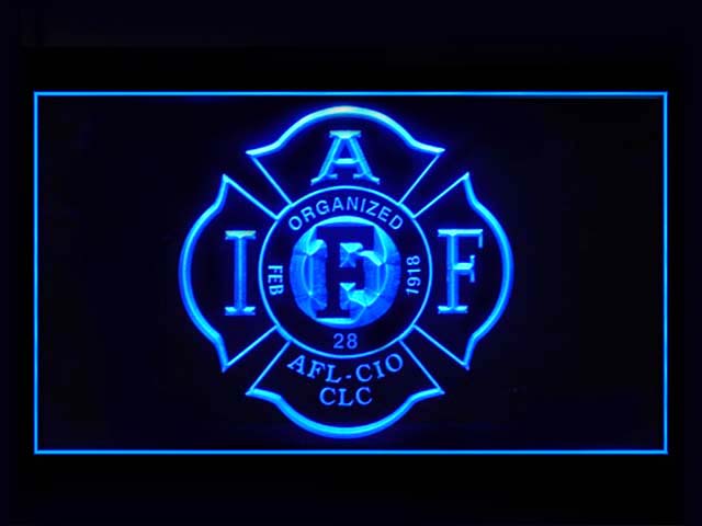 Fire Rescue IAFF Fire Fighters LED Neon Sign