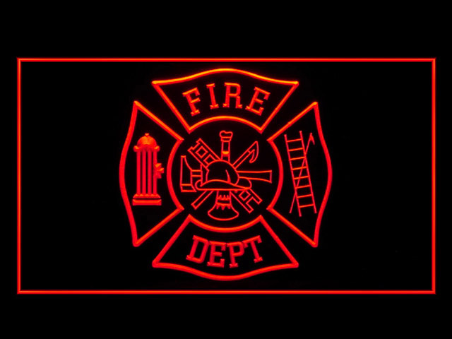 Fire Dept Helmet axe IAF Display Led Light Sign