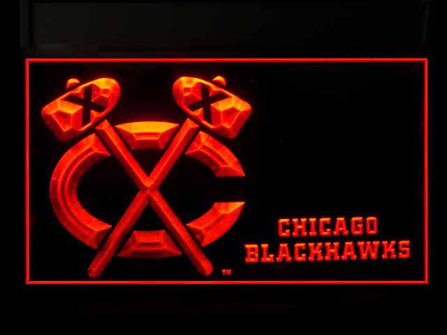 Chicago Blackhawks Bar Display Shop Neon Light Sign