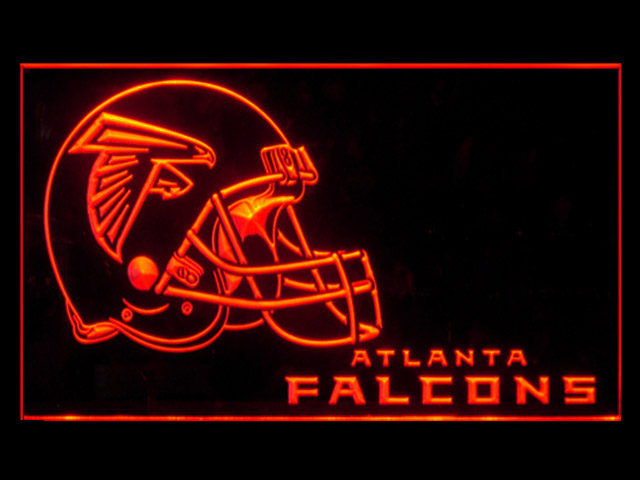 Atlanta Falcons Helmet New Display Shop Neon Light Sign