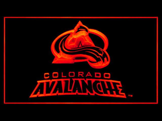 Colorado Avalanche Hockey Display Shop Neon Light Sign