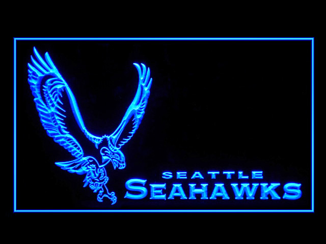 Seattle Seahawks Logo Display Shop Neon Light Sign