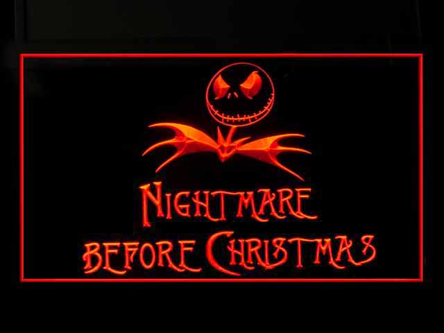 Nightmare Before Christmas Jack Neon Light Sign