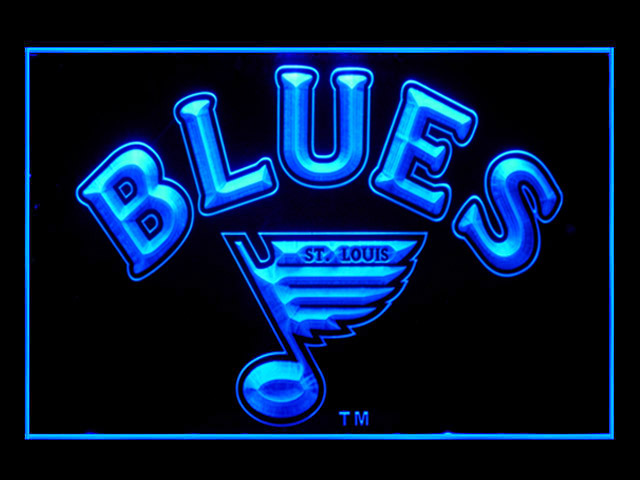 St. Louis Blues Hockey Shop Neon Light Sign