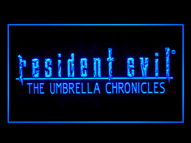 Resident Evil The Umbrella Chronicles Neon Light Sign
