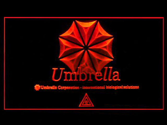 Umbrella Resident Evil Biohazard Neon Light Sign