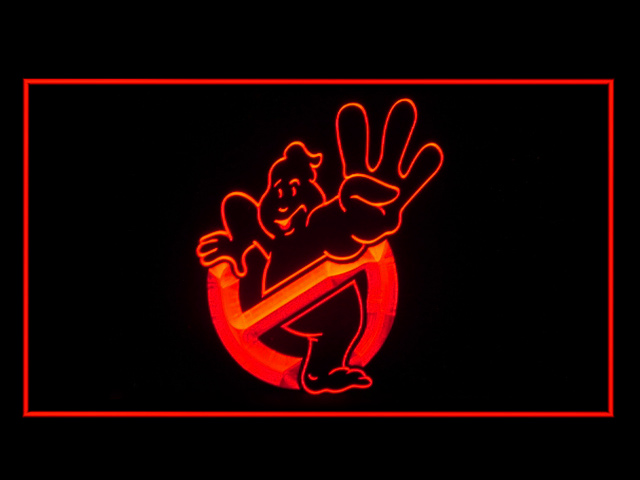 Ghostbusters Logo Beer Bar Pub Store Light Sign