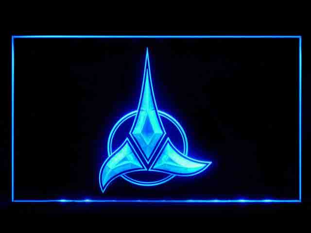 Star Trek Klingon Symbol Display Neon Light Sign