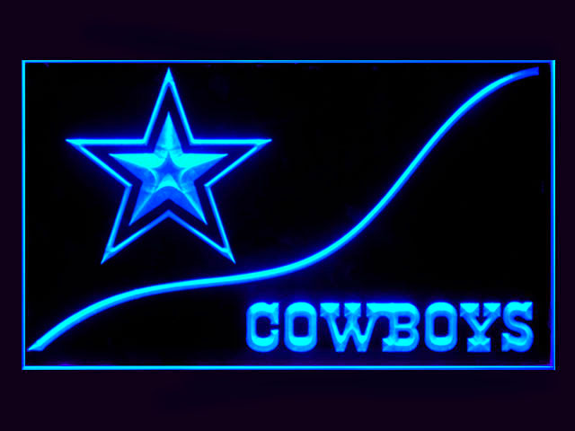 Dallas Cowboys Cool Display Shop Neon Light Sign