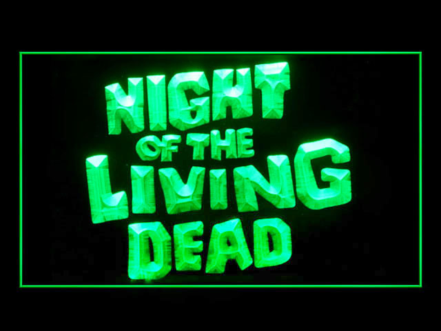 Night of the Living Dead Bar Neon Light Sign