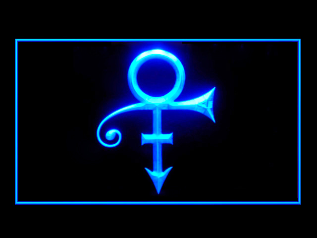 Prince Symbol Display Led Light Sign