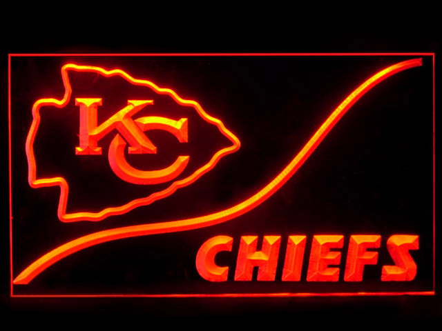 Kansas City Chiefs KC Cool Display Shop Neon Light Sign