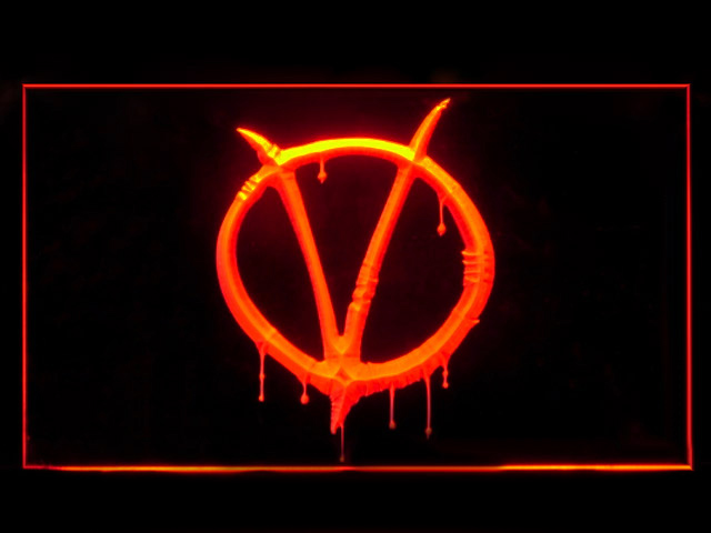 V for Vendetta Bar Neon Light Sign