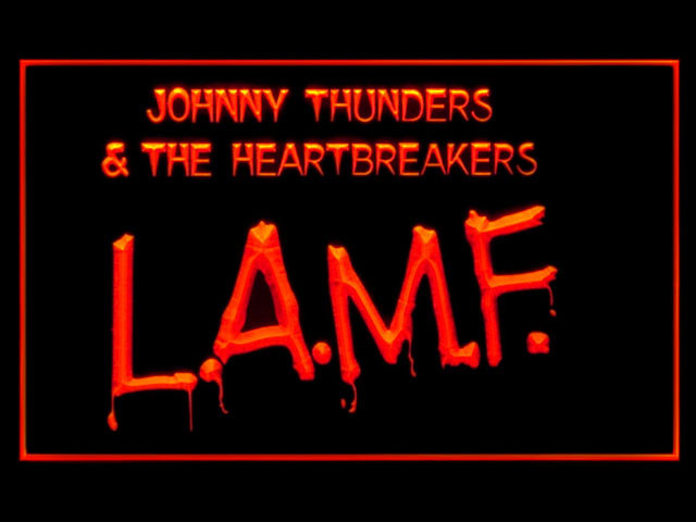 Johnny Thunders Heartbreakers LAMF Display Led Light Sign