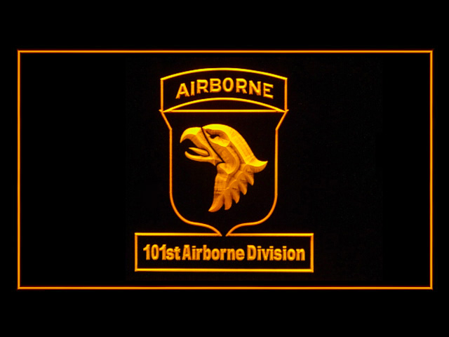 101st Airborne Division Army Bar Beer Neon Light Sign