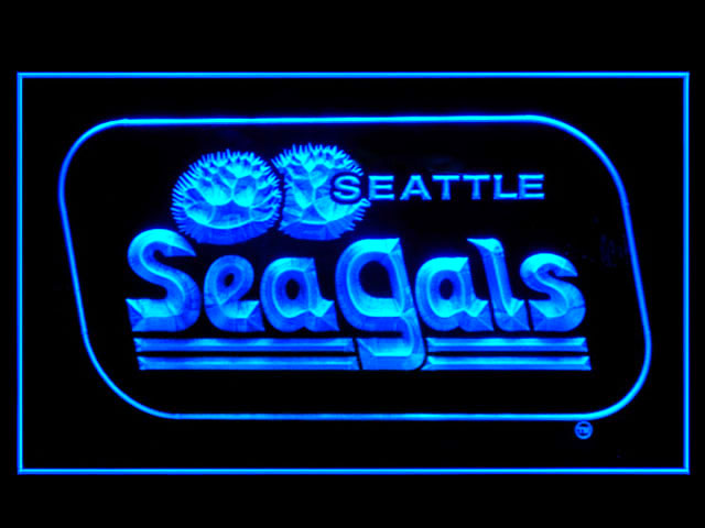 Seattle SeaGals Seahawks Display Shop Neon Light Sign