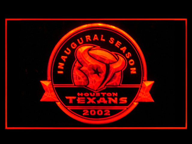 Houston Texans Inaugural Season Display Shop Neon Light Sign
