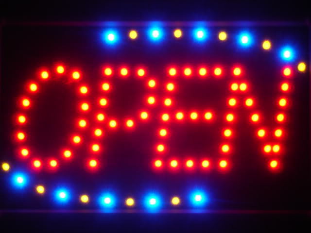 Red OPEN Classic LED Business Neon Light Sign