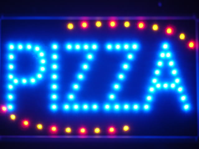 Pizza Shop OPEN LED Business Neon Light Sign