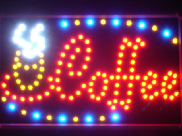 Coffee Cafe Shop LED Business Neon Light Sign