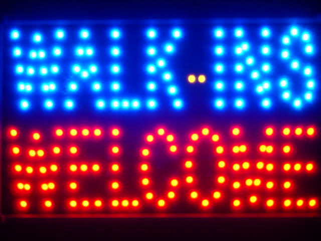 Walk-ins Welcome OPEN LED Neon Light Sign