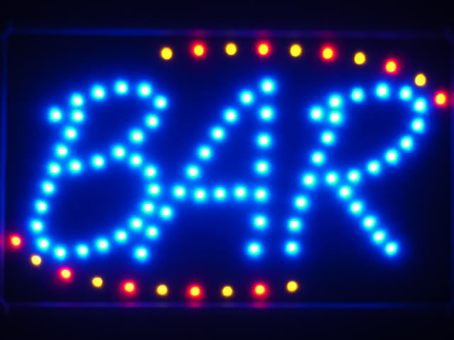 BAR Beer LED Neon Light Sign with Whiteboard