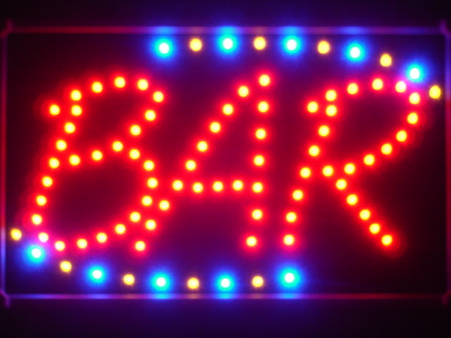 BAR Beer LED Neon Light Sign with Whiteboard