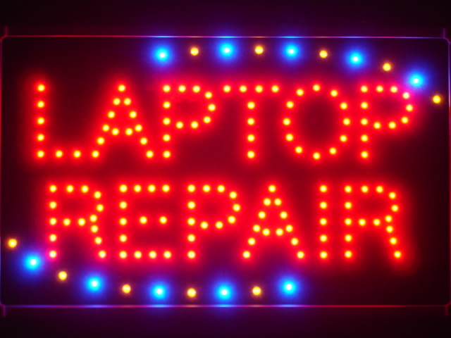 Laptop Repair LED Neon Light Sign Whiteboard