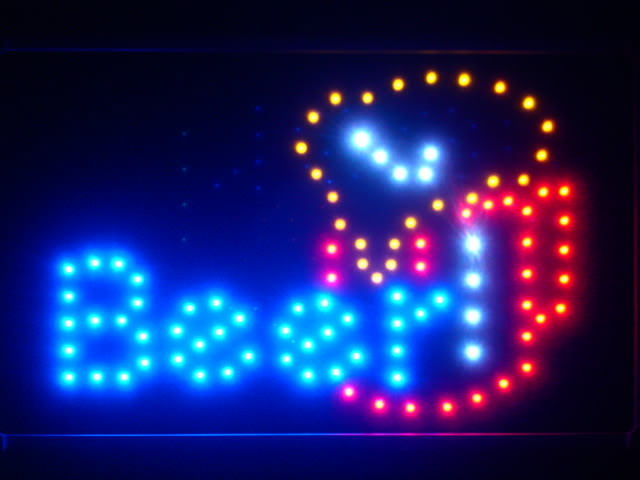 Beer Mug Cup Bar Pub Led Neon Sign WhiteBoard