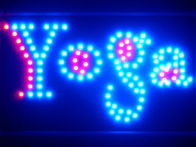 Yoga Center Led Neon Sign WhiteBoard