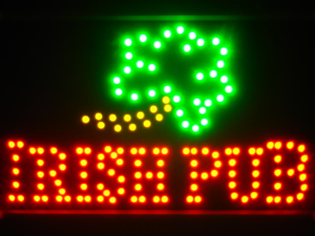 Irish Pub Bar Beer Led Neon Sign WhiteBoard