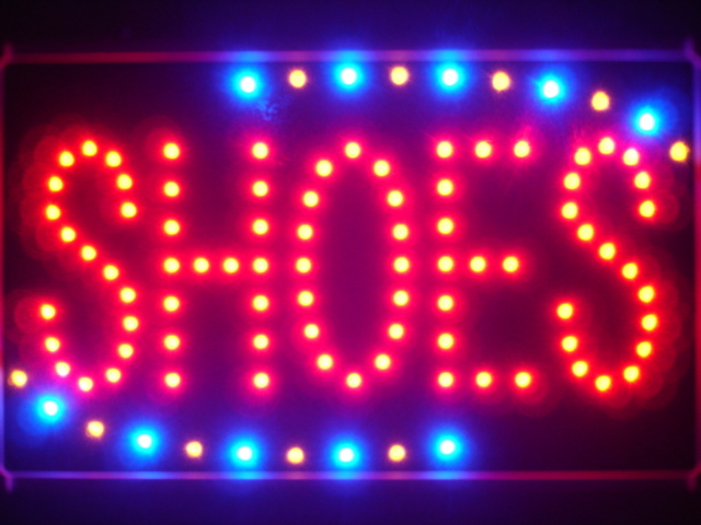 Shoes Led Neon Sign WhiteBoard