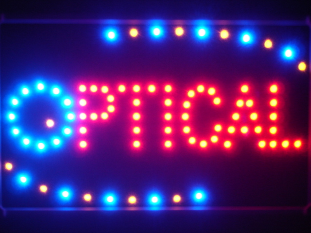 Optical Glasses Shop Led Neon Sign WhiteBoard