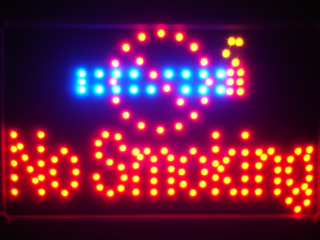 No Smoking Zone Led Neon Sign WhiteBoard