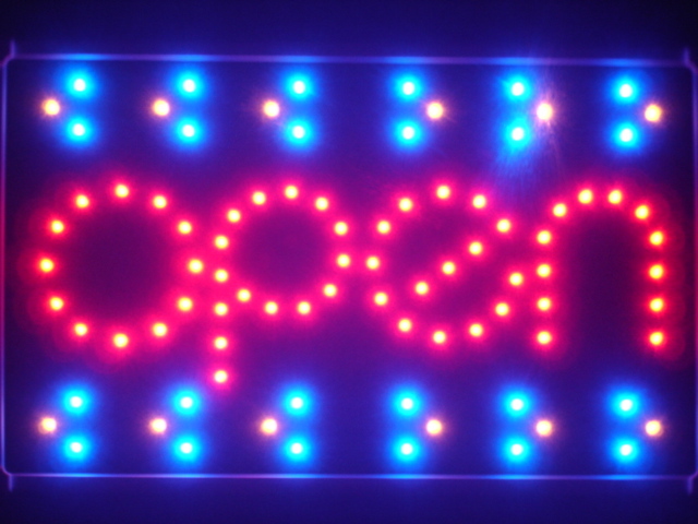 OPEN Shop Bar Beer Led Neon Sign WhiteBoard