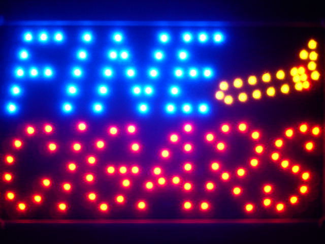 Fine Cigars Bar Shop Led Neon Sign WhiteBoard