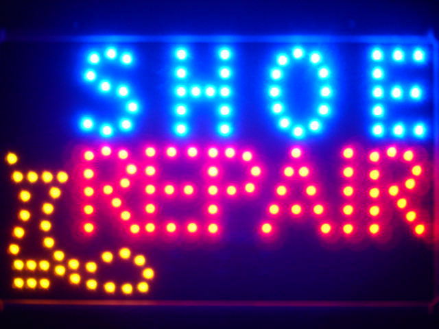 Shoe Repair Shop Led Neon Sign WhiteBoard